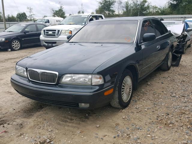 JNKNG01D8SM302262 - 1995 INFINITI Q45 GREEN photo 2