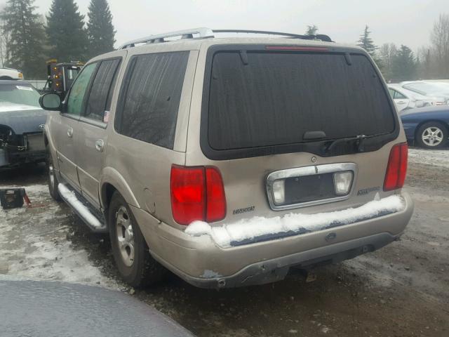 5LMFU28A71LJ07434 - 2001 LINCOLN NAVIGATOR BEIGE photo 3