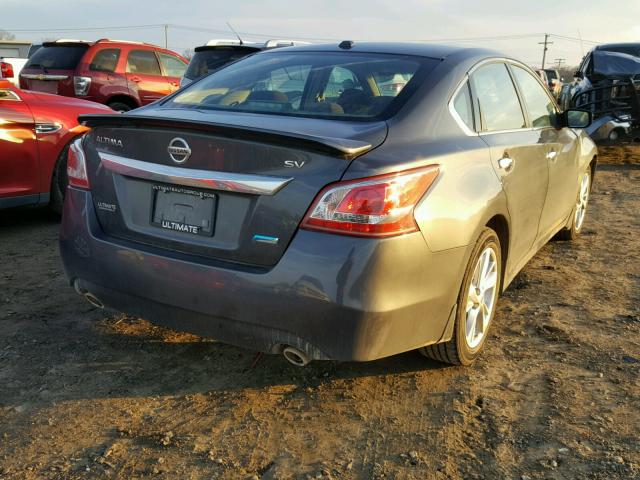 1N4AL3AP3DN535895 - 2013 NISSAN ALTIMA 2.5 GRAY photo 4