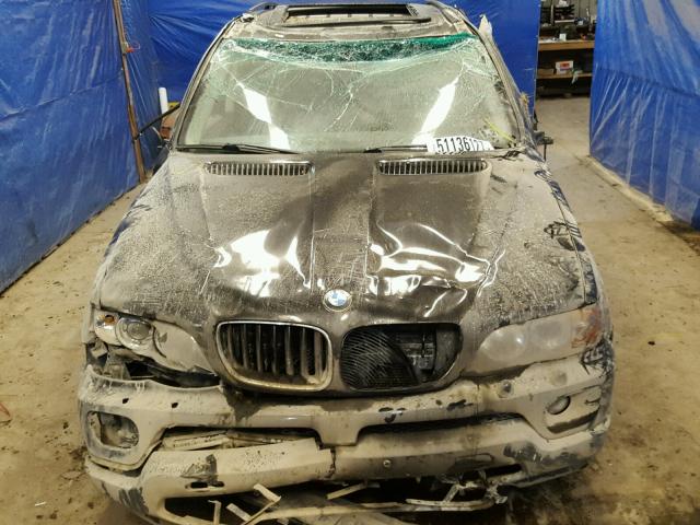 5UXFA13566LY37006 - 2006 BMW X5 3.0I BLACK photo 9