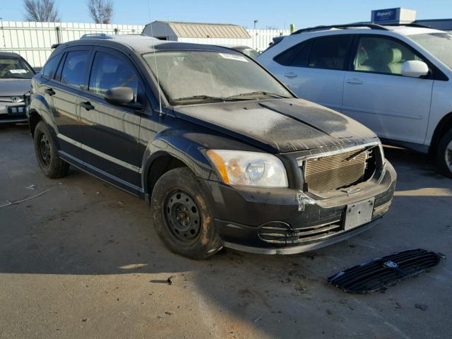 1B3HB28B17D162139 - 2007 DODGE CALIBER BLACK photo 1