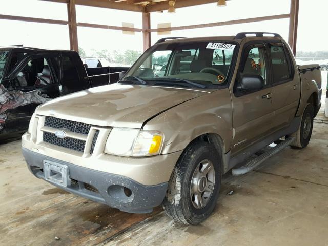 1FMZU67EX1UC75879 - 2001 FORD EXPLORER S GOLD photo 2