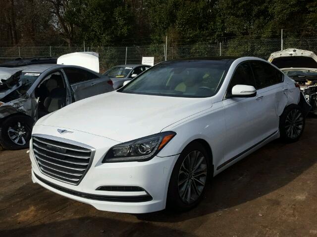 KMHGN4JE0FU087560 - 2015 HYUNDAI GENESIS 3. WHITE photo 2