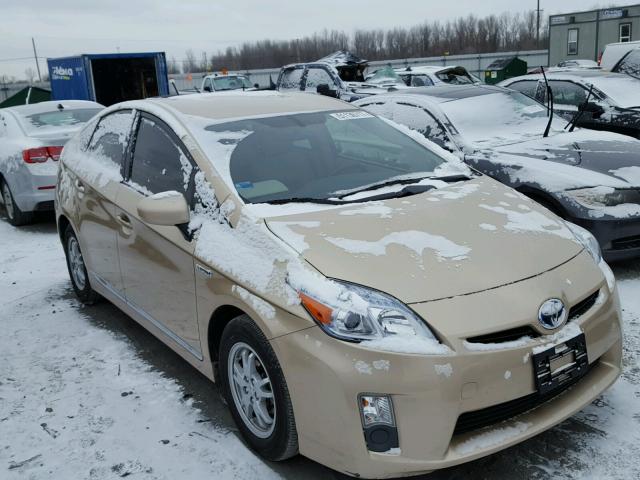 JTDKN3DUXA0244586 - 2010 TOYOTA PRIUS GOLD photo 1