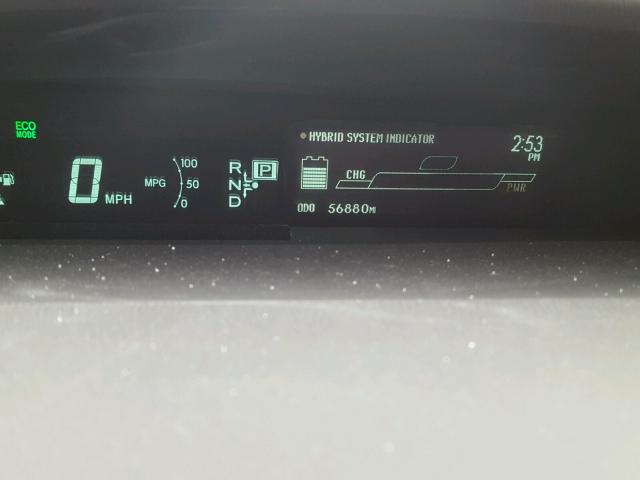 JTDKN3DUXA0244586 - 2010 TOYOTA PRIUS GOLD photo 8