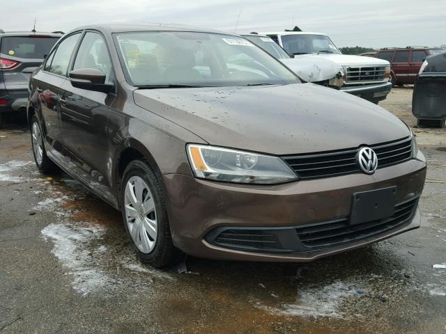 3VWD17AJ4EM242029 - 2014 VOLKSWAGEN JETTA SE BROWN photo 1