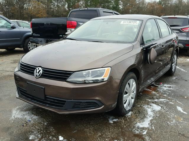 3VWD17AJ4EM242029 - 2014 VOLKSWAGEN JETTA SE BROWN photo 2