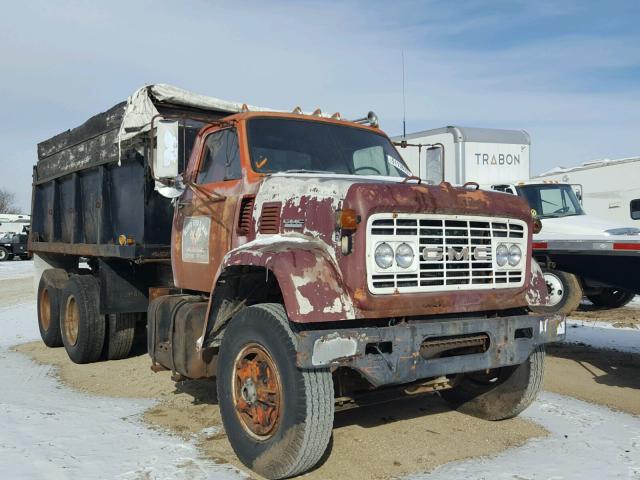 JN90AA203126 - 1971 GMC DUMPTRUCK RED photo 1