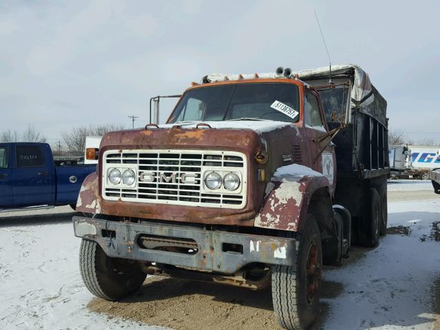 JN90AA203126 - 1971 GMC DUMPTRUCK RED photo 2