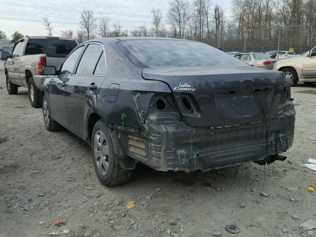 4T1BE46K29U837912 - 2009 TOYOTA CAMRY BASE GRAY photo 3