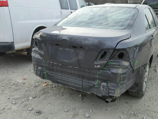 4T1BE46K29U837912 - 2009 TOYOTA CAMRY BASE GRAY photo 9