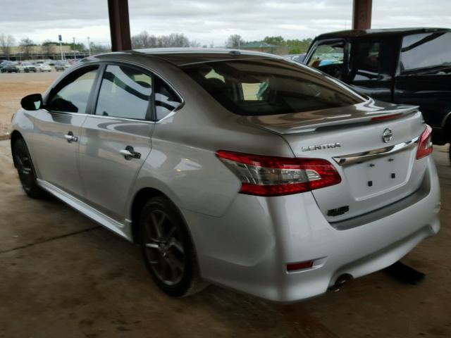 3N1AB7AP9FY269957 - 2015 NISSAN SENTRA S SILVER photo 3