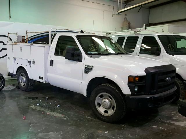 1FDWF30598EC94269 - 2008 FORD F350 SRW S WHITE photo 1