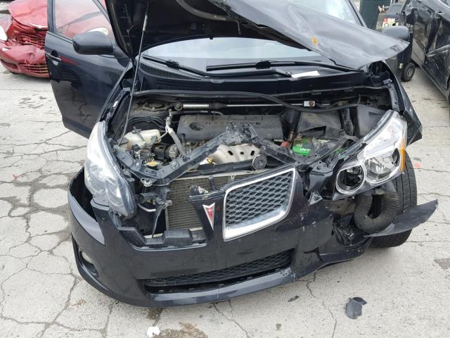 5Y2SR67059Z431207 - 2009 PONTIAC VIBE GT BLACK photo 7