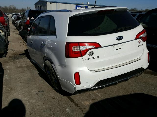 5XYKW4A7XFG578233 - 2015 KIA SORENTO SX WHITE photo 3