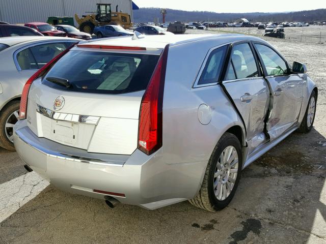 1G6DE8EG4A0119004 - 2010 CADILLAC CTS LUXURY SILVER photo 4