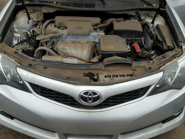 4T1BF1FK7EU336259 - 2014 TOYOTA CAMRY L SILVER photo 7