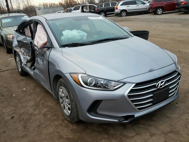 5NPD74LF9HH147288 - 2017 HYUNDAI ELANTRA SE SILVER photo 1