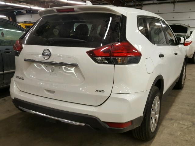 KNMAT2MV8HP523377 - 2017 NISSAN ROGUE S WHITE photo 4