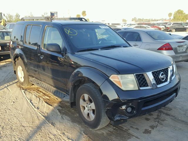5N1AR18U56C617985 - 2006 NISSAN PATHFINDER BLACK photo 1