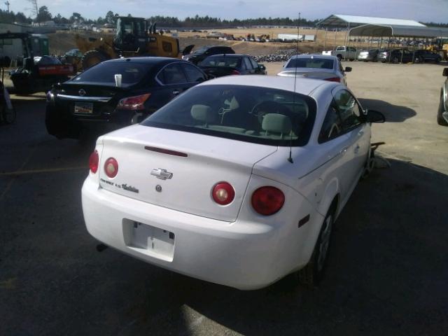 1G1AK15F277134715 - 2007 CHEVROLET COBALT LS WHITE photo 4