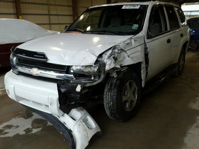 1GNDS13S962116123 - 2006 CHEVROLET TRAILBLAZE WHITE photo 2