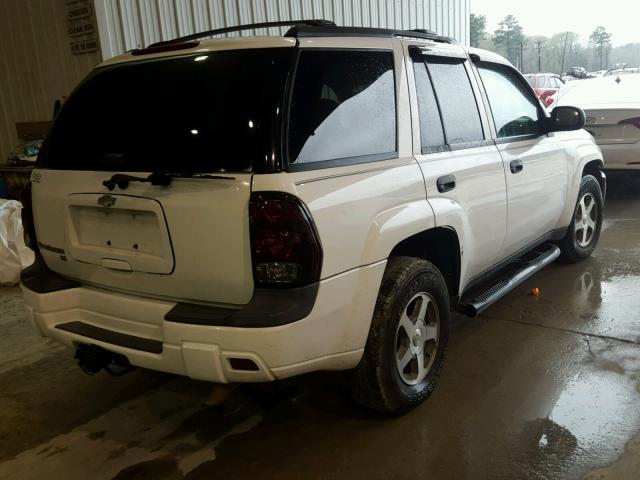 1GNDS13S962116123 - 2006 CHEVROLET TRAILBLAZE WHITE photo 4