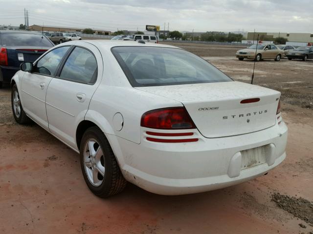 1B3EL46R95N646935 - 2005 DODGE STRATUS SX WHITE photo 3