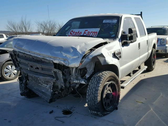 1FTSW21R28EC78607 - 2008 FORD F250 SUPER SILVER photo 2