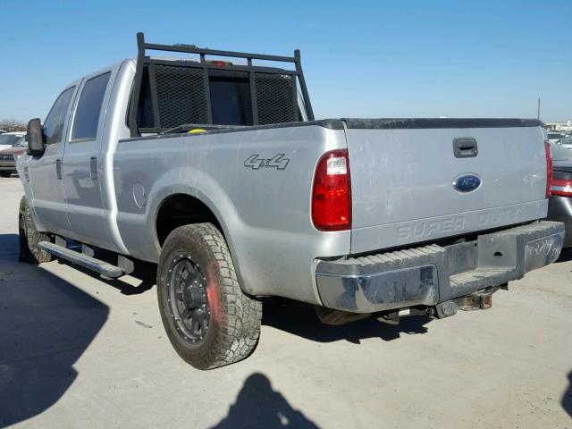 1FTSW21R28EC78607 - 2008 FORD F250 SUPER SILVER photo 3