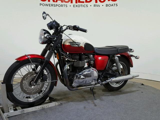 SMT910K12CT533773 - 2012 TRIUMPH MOTORCYCLE BONNEVILLE BURGUNDY photo 4