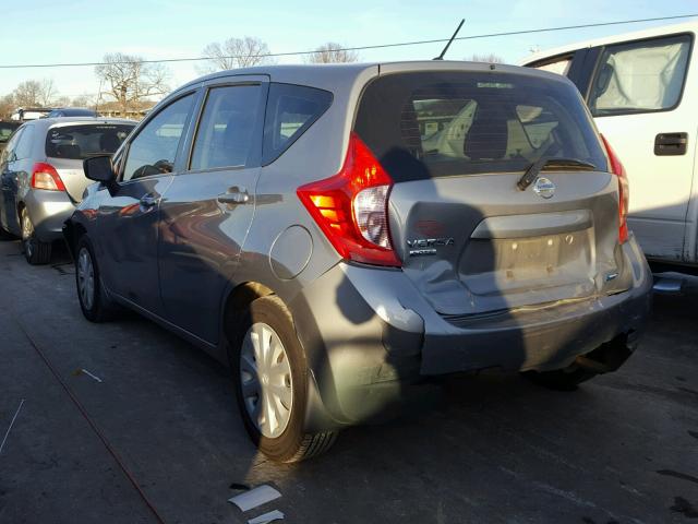 3N1CE2CPXFL361768 - 2015 NISSAN VERSA NOTE GRAY photo 3