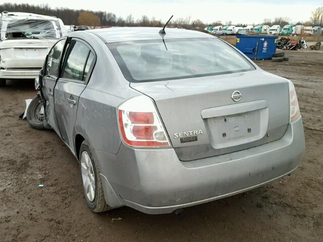 3N1AB61E28L739870 - 2008 NISSAN SENTRA 2.0 GRAY photo 3