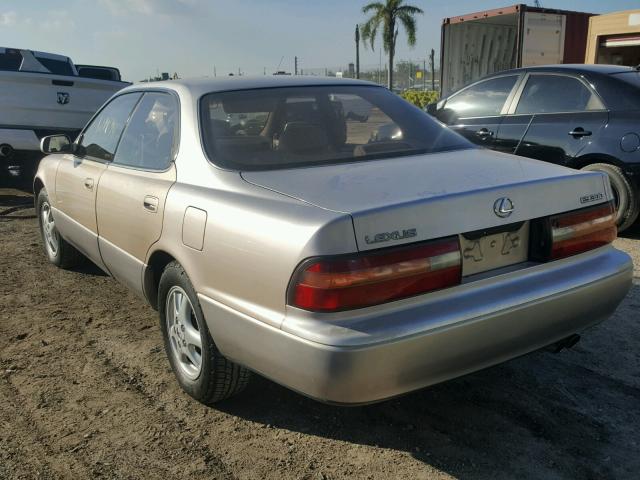 JT8GK13T8S0111207 - 1995 LEXUS ES 300 BEIGE photo 3