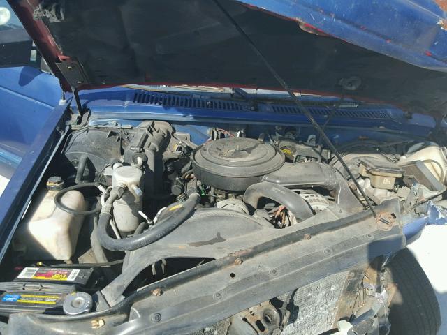 1GCCS19Z1M2247505 - 1991 CHEVROLET S TRUCK S1 BLUE photo 7