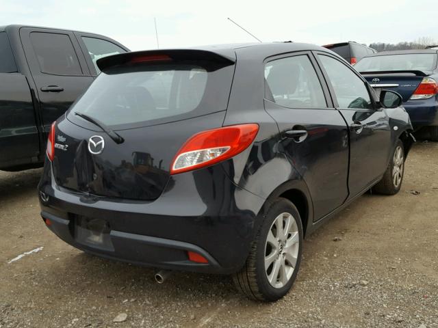 JM1DE1LY3D0163239 - 2013 MAZDA MAZDA2 BLACK photo 4