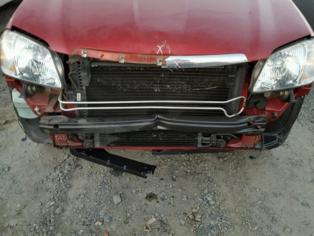 4F2CZ961X4KM00343 - 2004 MAZDA TRIBUTE ES RED photo 9