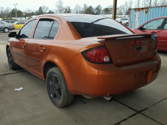 1G1AL55F667605168 - 2006 CHEVROLET COBALT LT ORANGE photo 3