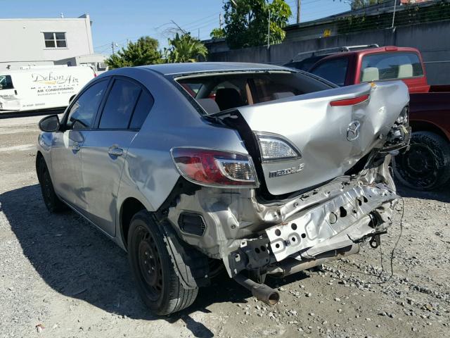 JM1BL1SF2A1245983 - 2010 MAZDA 3 I SILVER photo 3