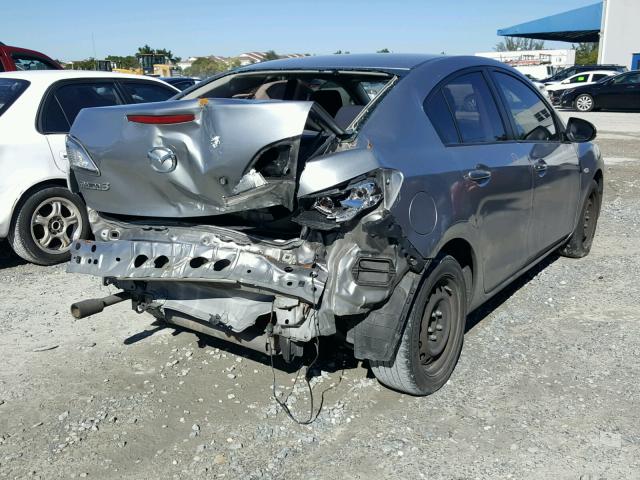 JM1BL1SF2A1245983 - 2010 MAZDA 3 I SILVER photo 4