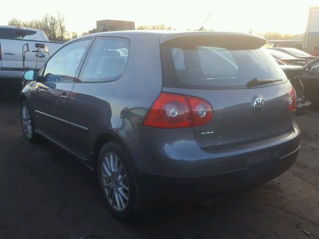 WVWEV71K36W096485 - 2006 VOLKSWAGEN NEW GTI GRAY photo 3