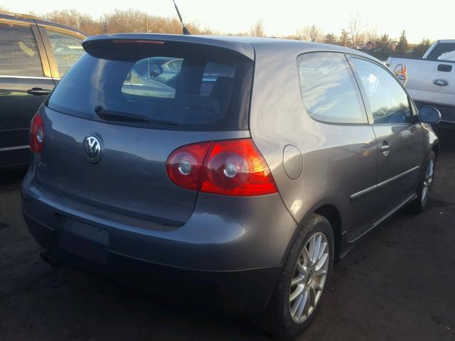 WVWEV71K36W096485 - 2006 VOLKSWAGEN NEW GTI GRAY photo 4