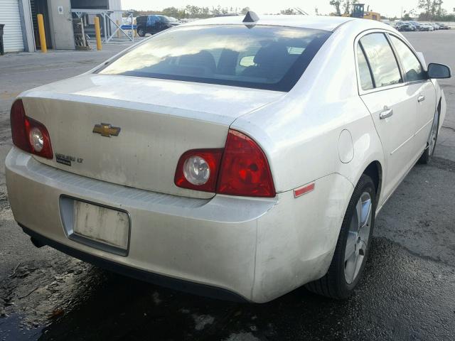 1G1ZC5E02CF258387 - 2012 CHEVROLET MALIBU 1LT WHITE photo 4