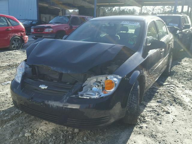 1G1AK55F877104464 - 2007 CHEVROLET COBALT LS BLACK photo 9