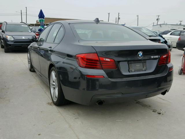 WBA5B1C51ED476963 - 2014 BMW 535 I BLACK photo 3