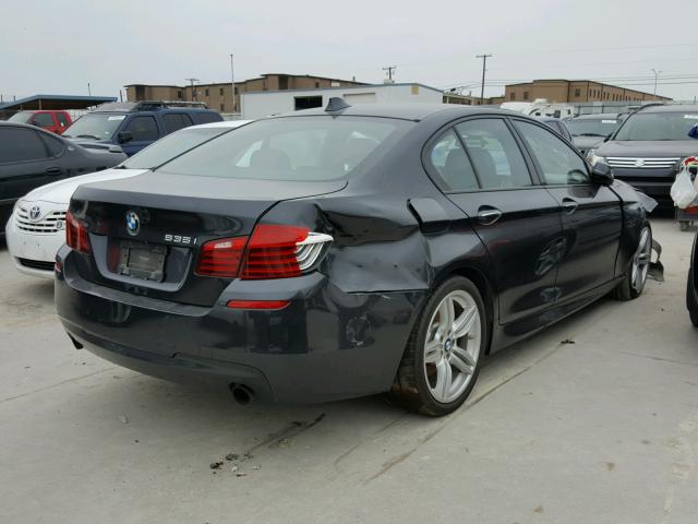 WBA5B1C51ED476963 - 2014 BMW 535 I BLACK photo 4