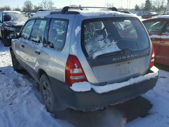 JF1SG63664H764679 - 2004 SUBARU FORESTER 2 SILVER photo 3