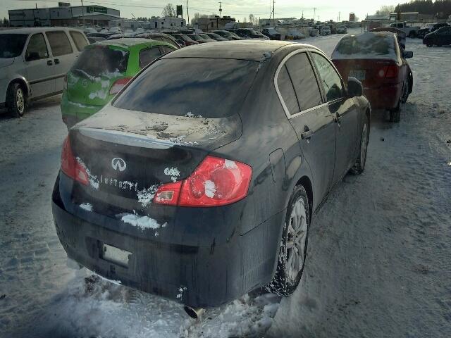 JNKBV61F87M804161 - 2007 INFINITI G35 BLACK photo 4