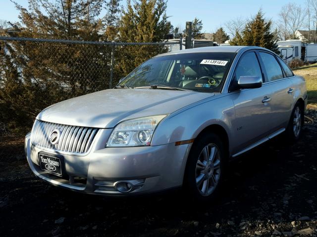 1MEHM42W58G619906 - 2008 MERCURY SABLE PREM SILVER photo 2