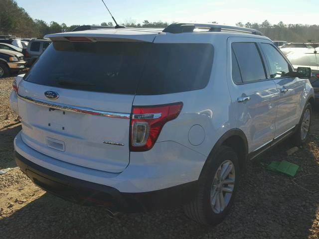 1FM5K7D83DGA27646 - 2013 FORD EXPLORER X WHITE photo 4